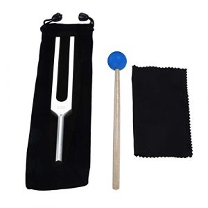 432 Hz Tuning Fork with Silicone Hammer Bag Cleaning Cloth for DNA Repair Healing Sound therapy Perfect Healing Musical Instrument Balancing Healers Vibration Sound therapist 0