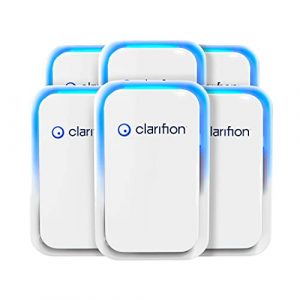 Clarifion Negative Ion Generator with Highest Output 6 Pack Filterless Mobile Ionizer Travel Air Purifier Plug in Eliminates Pollutants Allergens Germs Smoke Bacteria Pet Dander More 0