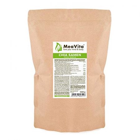 MeaVita Premium Chia Samen 2er Pack 2 x 1 kg 0 1