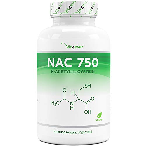 NAC-N-Acetyl-L-Cysteine-180-capsules-de-750-mg-chacune-6-mois-dapprovisionnement-Vegetalien-Forte-concentration-750mg