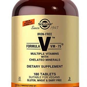 solgar Vitamin-A-B6-B12-C-D-E-Biotin-Magnesium-Calcium-Zinc-Vegan-Gluten-Dairy-Free-Kosher-180