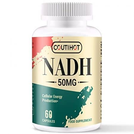 NADH 50mg Capsules de NADH plus 200mg de CoQ10 soutien a lenergie a la fatigue et au NAD 1 Pack 0